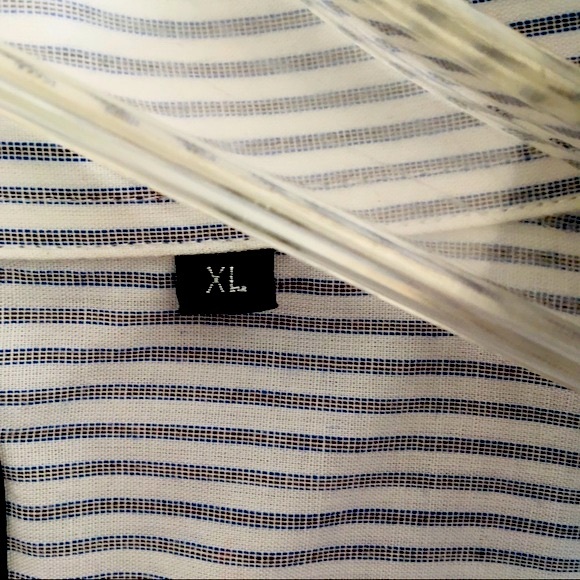 MEN GREY SHIRT PINSTRIPES - Picture 5 of 6